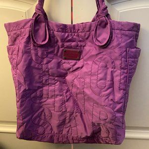 Marc Jacobs Purple Nylon Workwear Tate Tote Bag